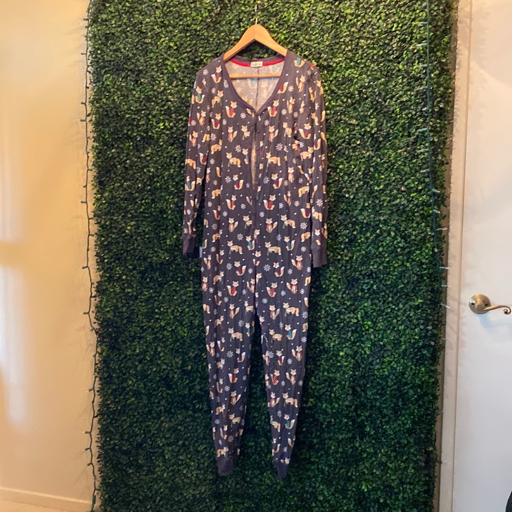 XL Christmas fox women’s pajamas